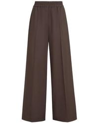 Brunello Cucinelli - Loose Fit Wool Trousers - Lyst