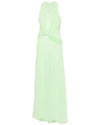 Genny - Pleated Dress - Lyst
