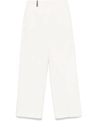 Peserico - Cotton Trousers - Lyst
