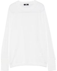 Alpha Studio - Crew Neck Sweater - Lyst