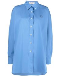 Miu Miu - Oversize Shirt - Lyst