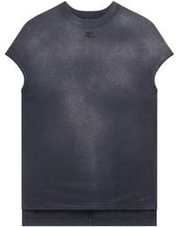 Courreges - Logo-Detail T-Shirt - Lyst