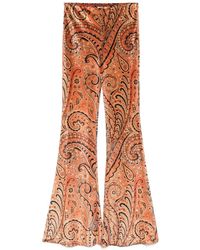 Etro - Paisley Print Pants - Lyst