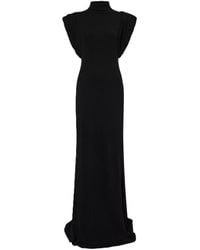 Mugler - Draped Sleeveless Gown - Lyst