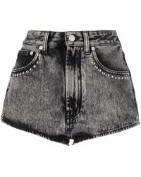 Shorts di jeans Alessandra Rich da donna - Fino al 10% di sconto | Lyst