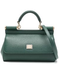 Dolce & Gabbana - Sicily Small Leather Handbag - Lyst