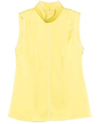 Jil Sander - Sleeveless Blouse - Lyst