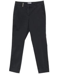 Peserico - Slim-Fit Trousers - Lyst
