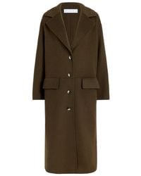 Proenza Schouler - Tammy Button-Fastening Patch-Pocket Coat - Lyst