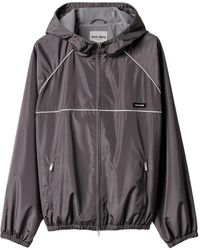 Miu Miu - Blouson Con Zip - Lyst