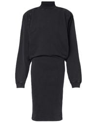 Mugler - Bat Sleeves T-shirt Dress - Lyst