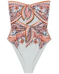 Zimmermann - Aster Printed Swimsuit - Lyst