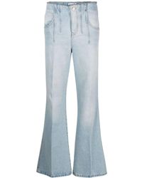 Victoria Beckham - Distressed Flared Jeans - Lyst