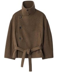 Lemaire - Short Wrap Coat - Lyst