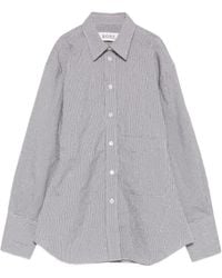 Rohe - Crushed Checked Shaped Shirt - Lyst