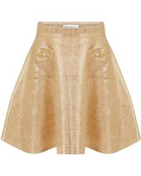 Nina Ricci - Mini Flared Skirt With Pockets - Lyst