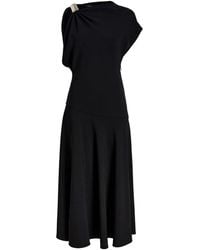 Proenza Schouler - Draped One-Shoulder Midi Party Dress - Lyst