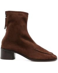 Hereu - Juliol Boot Calf Suede Heeled - Lyst