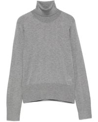 Alpha Studio - High Neck Sweater - Lyst