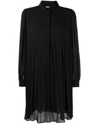 Michael Kors - Pleated Shirt Dress - Lyst