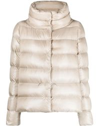 Herno - Glossy Quilted Puffer Jacket - Lyst