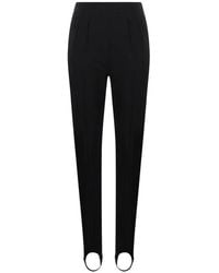Mugler - Stirrup Hem Slim-Fit Trousers - Lyst