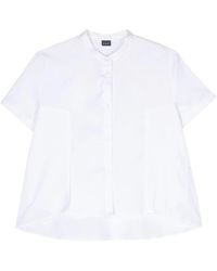 Fay - Mandarin Collar Shirt - Lyst