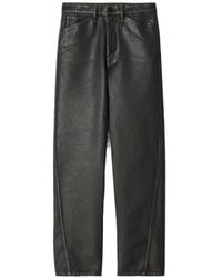 Lemaire - Leather Trousers - Lyst