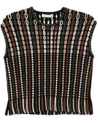 Ulla Johnson - Haut En Crochet À Taille Péplum - Lyst