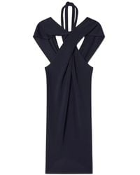 Lanvin - Tie-neck Top In Viscose - Lyst