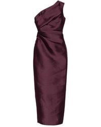 Solace London - Abito Lungo Kira Monospalla - Lyst