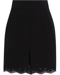 Dolce & Gabbana - Wool Mini Skirt - Lyst