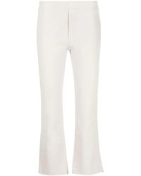 Herno - Pull-on Cropped Trousers - Lyst