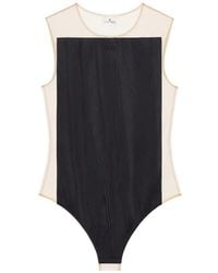 Courreges - Body Illusion En Satin Froissé - Lyst