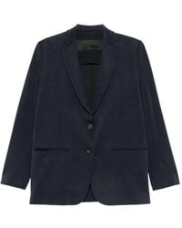 Rrd - Cupro Boyfriend Jacket - Lyst