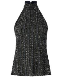 Missoni - Sequin-Embellished Halterneck Top - Lyst
