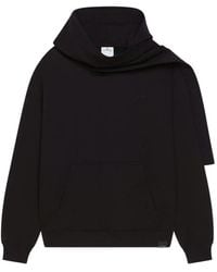 Courreges - Scarf Embroidered Hoodie - Lyst