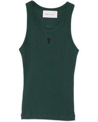 Ami Paris - Ami De Coeur Ribbed Tank Top - Lyst