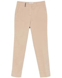 Peserico - Pantalon À Taille Ceinturée - Lyst