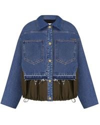 Litkovskaya - Paneled Denim Jacket - Lyst