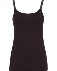 Brunello Cucinelli - Monili-trim Tank Top - Lyst