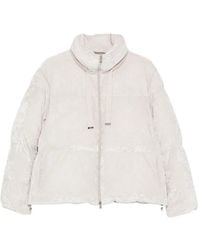Herno - Velvet Puff Coat - Lyst