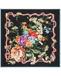 Dolce & Gabbana - Floral Print Scarf - Lyst