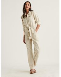 lucky brand ankle tie jumpsuit