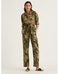 lucky brand ankle tie jumpsuit
