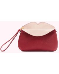 lulu guinness clover clutch