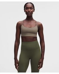 lululemon - – Flow Y Sports Bra Light Support, A/B Cup Design – – Size Large - Lyst