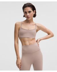lululemon - – Wunder Train Strappy Racer Sports Bra Light Support, A/B Cup – – Size 16 - Lyst