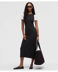 lululemon - All Aligned Ribbed Midi Dress - Lyst