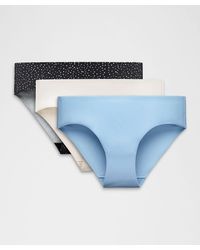lululemon - Invisiwear Mid-rise Bikini Underwear 3 Pack - Lyst